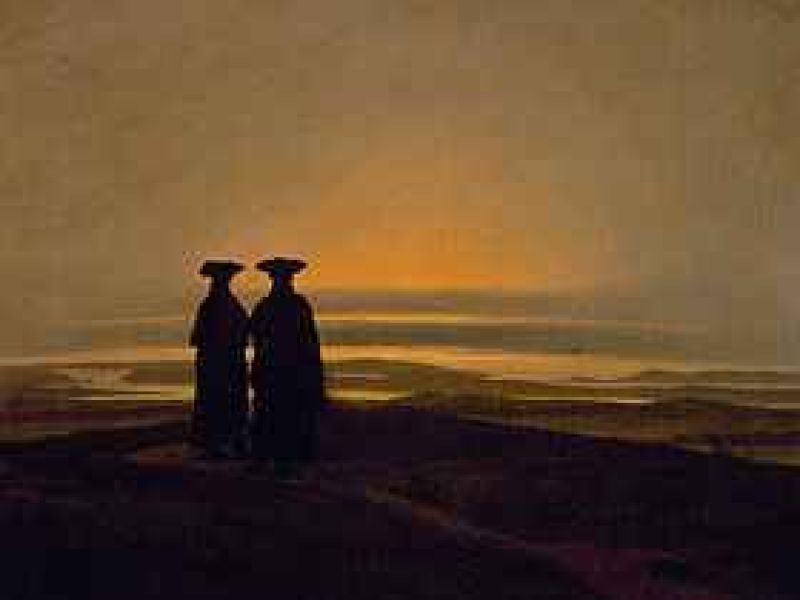 sunset (brothers) by caspar david friedrich.jpg